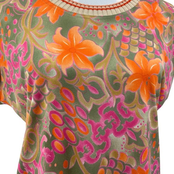 Vintage DOMINA 3 Piece Set Skirt Short Sleeve Top & Cardigan Small Medium Beige - Picture 11 of 15